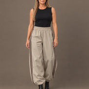Marseta pronto Abbigliamento Pantaloni in tessuto tecnico con bande laterali 