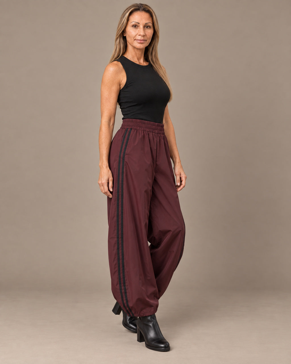 Marseta pronto Abbigliamento Pantaloni in tessuto tecnico con bande laterali 