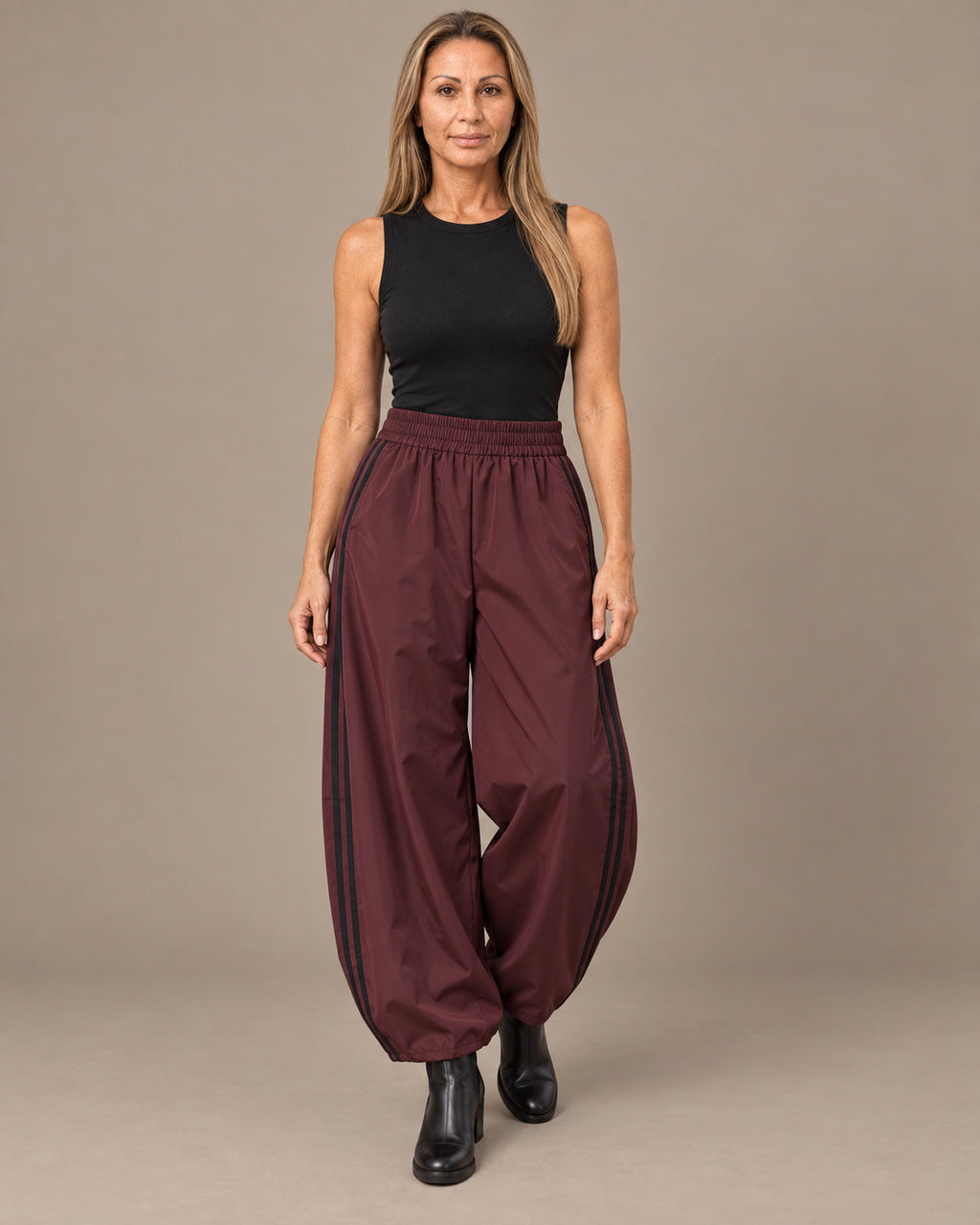 Marseta pronto Abbigliamento Pantaloni in tessuto tecnico con bande laterali 