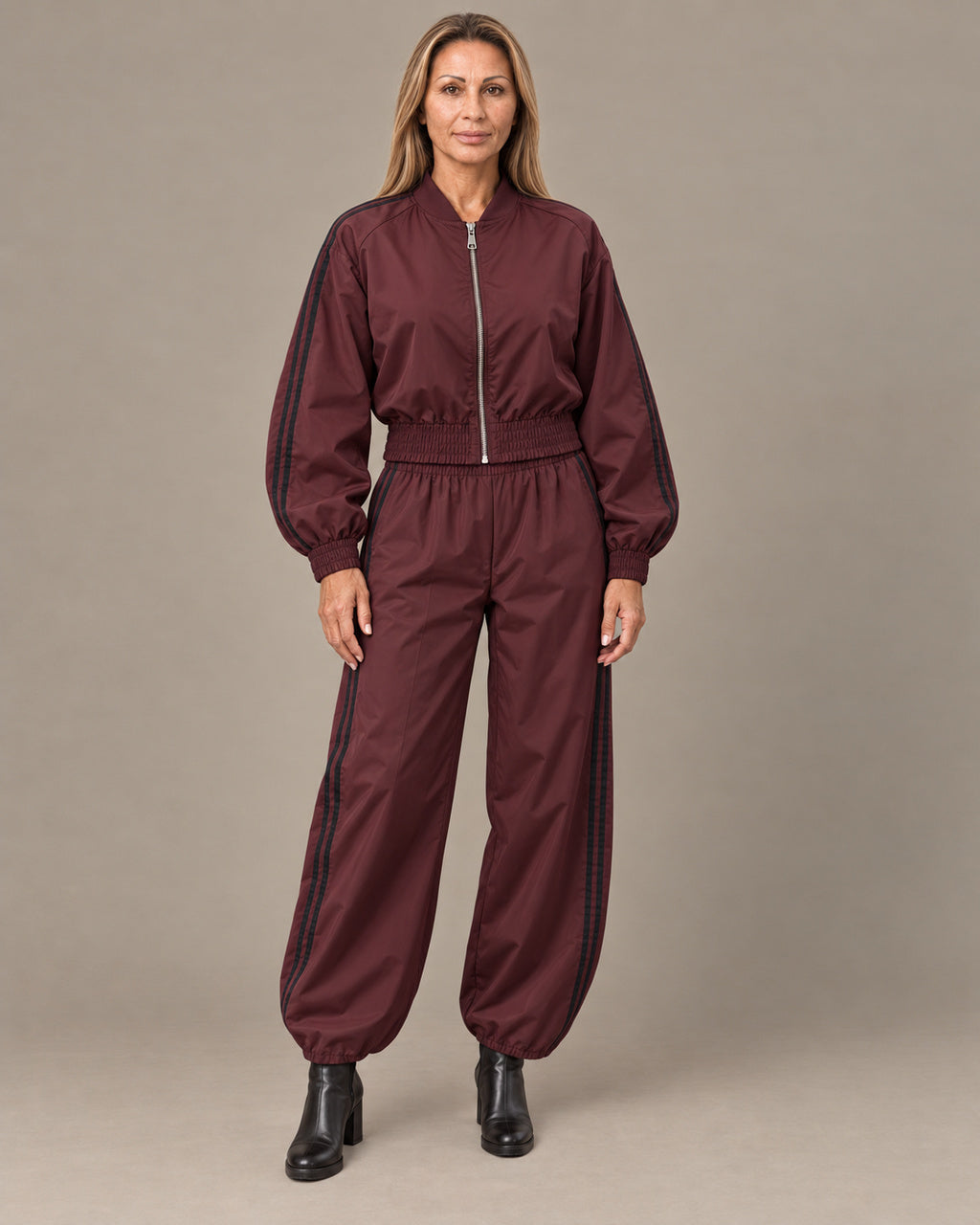Marseta pronto Abbigliamento Pantaloni in tessuto tecnico con bande laterali 