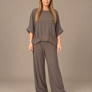 Marseta pronto Abbigliamento Pantalone Palazzo Fluido 