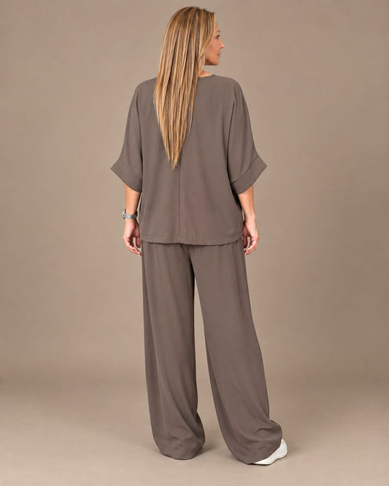Marseta pronto Abbigliamento Pantalone Palazzo Fluido 
