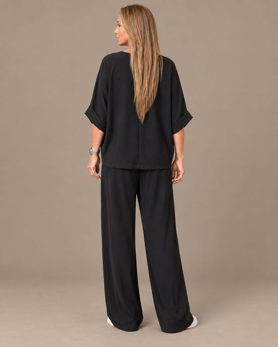 Marseta pronto Abbigliamento Pantalone Palazzo Fluido 