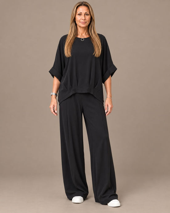 Marseta pronto Abbigliamento Pantalone Palazzo Fluido 