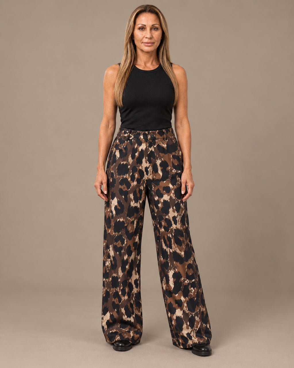 Marseta pronto Abbigliamento Pantaloni ampi con stampa animalier 