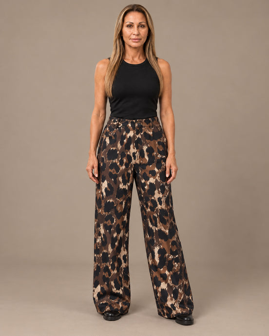 Marseta pronto Abbigliamento Pantaloni ampi con stampa animalier 