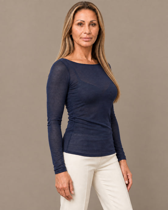 Marseta pronto Abbigliamento Maglia sottile in misto cashmere 