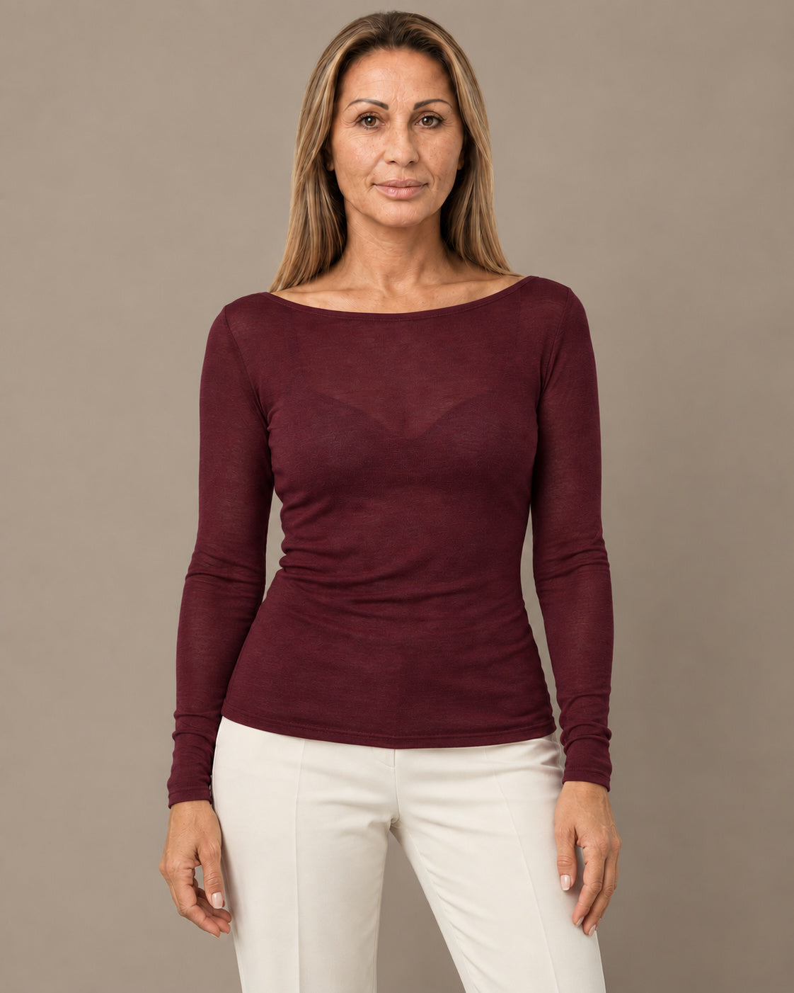 Marseta pronto Abbigliamento Maglia sottile in misto cashmere 