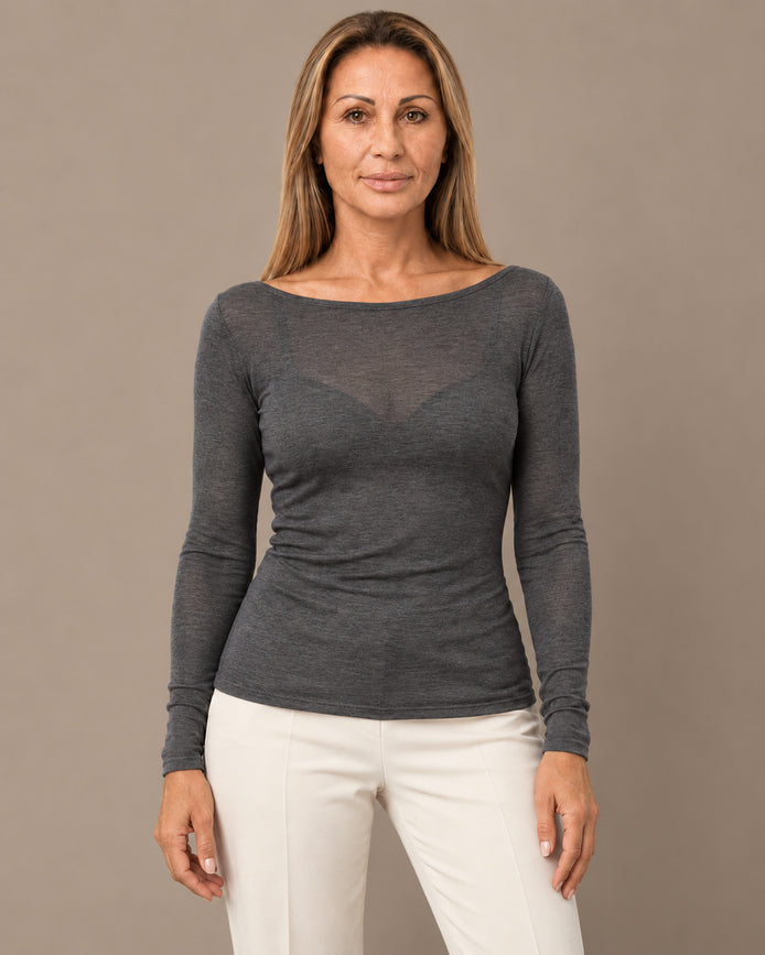 Marseta pronto Abbigliamento Maglia sottile in misto cashmere 