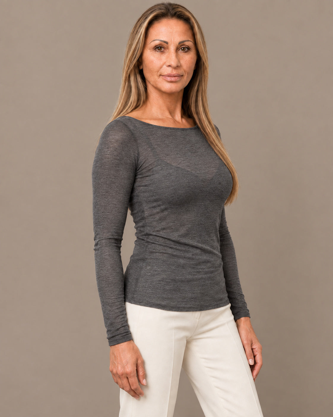 Marseta pronto Abbigliamento Maglia sottile in misto cashmere 