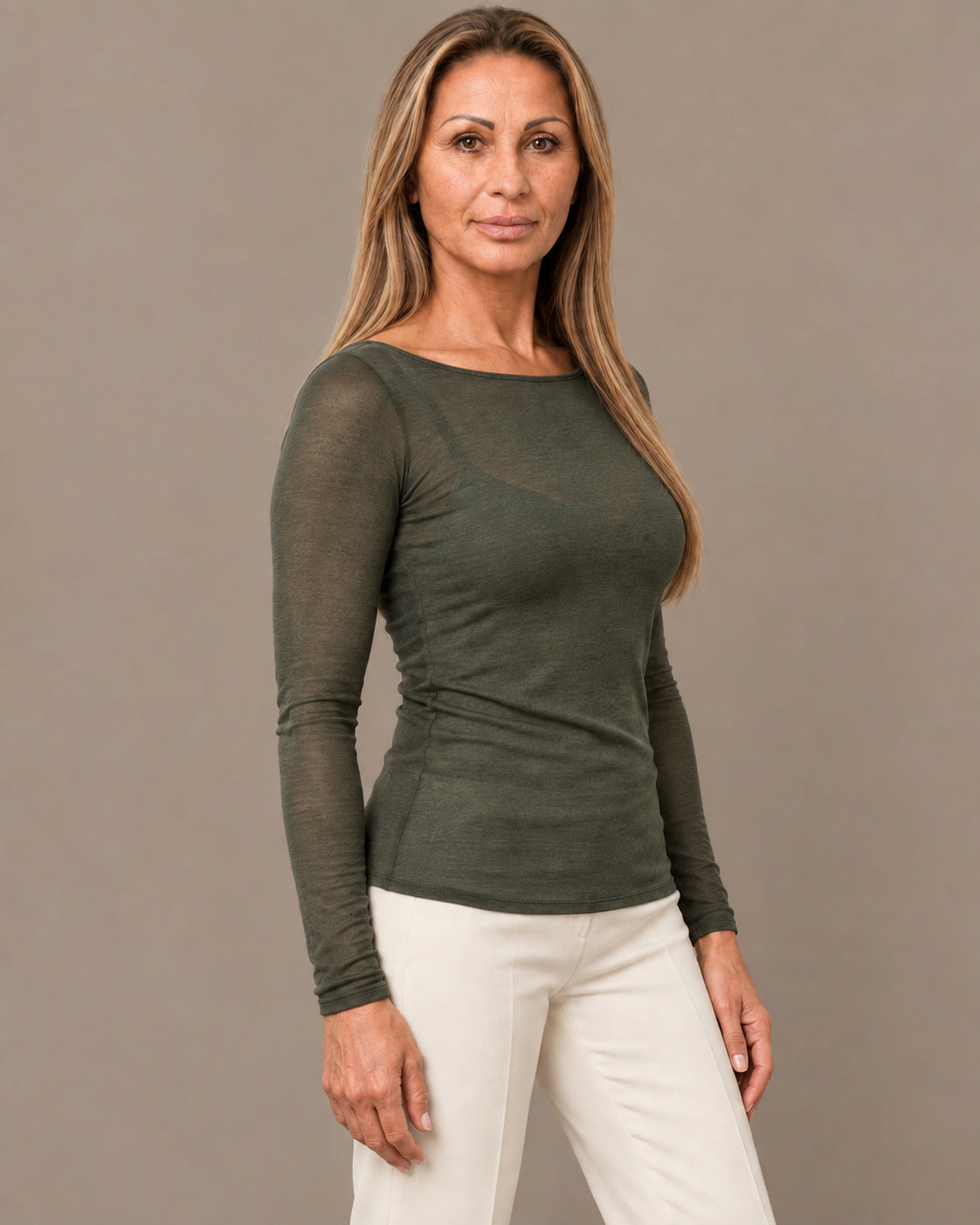 Marseta pronto Abbigliamento Maglia sottile in misto cashmere 