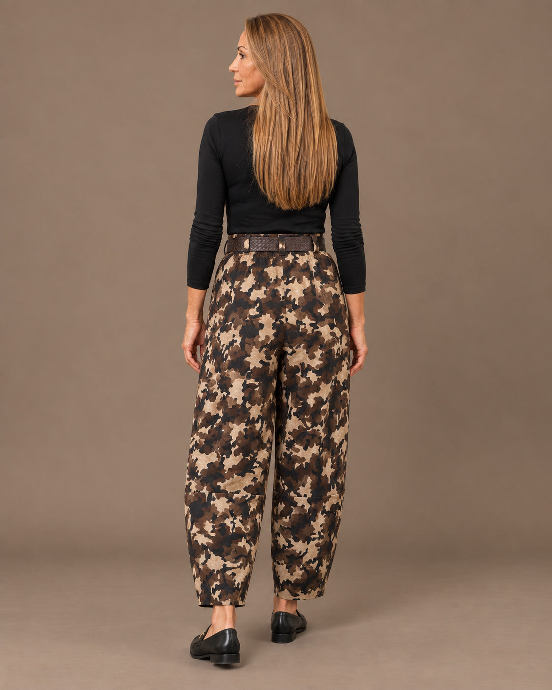 Marseta pronto Abbigliamento Pantalone a palloncino fantasia mimetica 