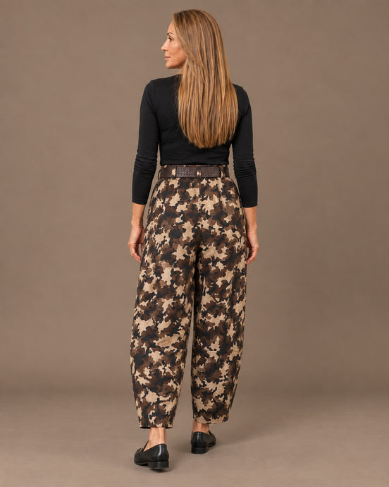 Marseta pronto Abbigliamento Pantalone a palloncino fantasia mimetica 