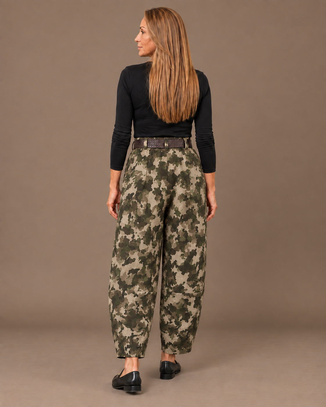 Marseta pronto Abbigliamento Pantalone a palloncino fantasia mimetica 