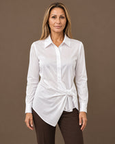 Marseta pronto Abbigliamento Camicia asimmetrica con nodo laterale 