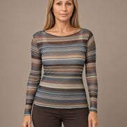 Marseta pronto Abbigliamento Maglia cashmere a righe 