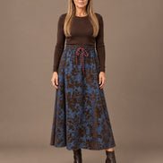 Marseta pronto Abbigliamento Gonna lunga floreale con coulisse 