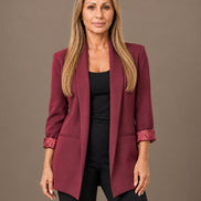 Marseta pronto Abbigliamento Blazer donna con maniche risvoltate 
