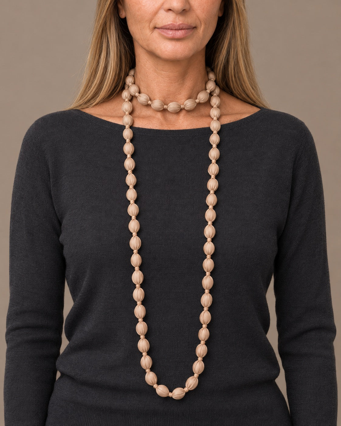 Marseta pronto Accessori Collana Nodi di Seta 