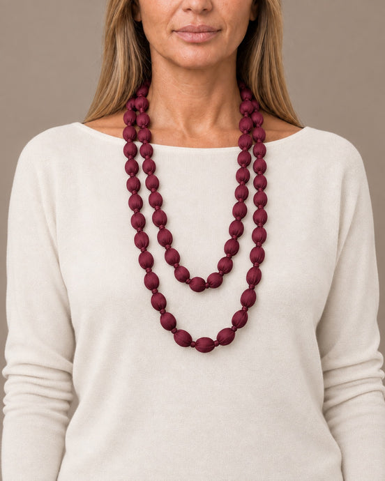 Marseta pronto Accessori Collana Nodi di Seta 