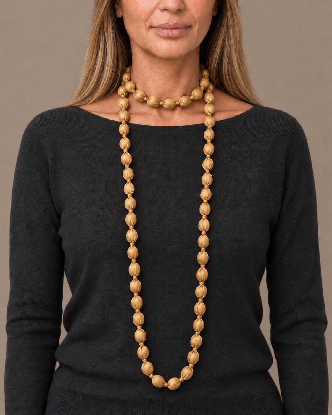Marseta pronto Accessori Collana Nodi di Seta 