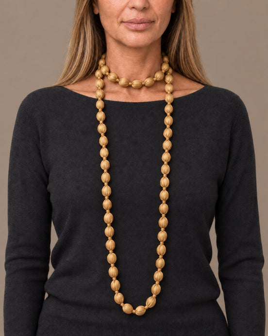 Marseta pronto Accessori Collana Nodi di Seta 