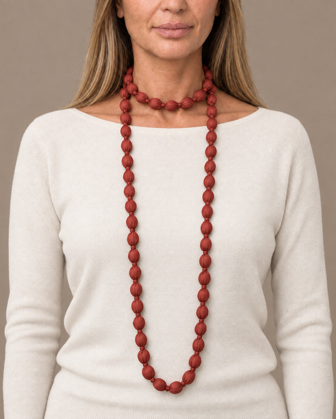 Marseta pronto Accessori Collana Nodi di Seta 
