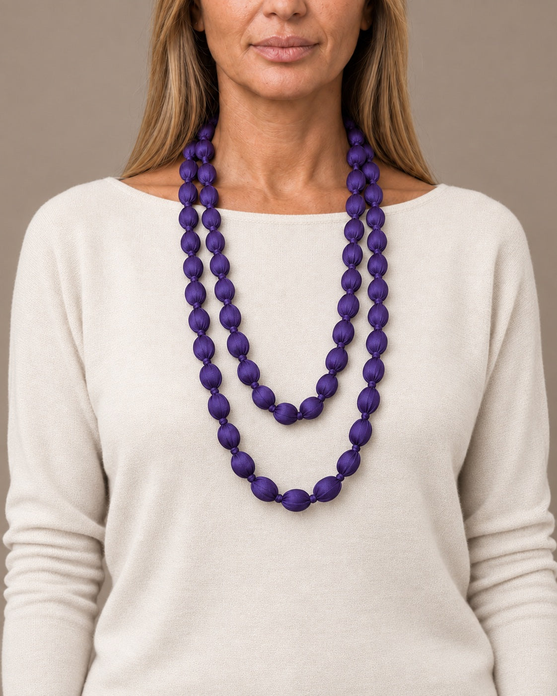 Marseta pronto Accessori Collana Nodi di Seta 