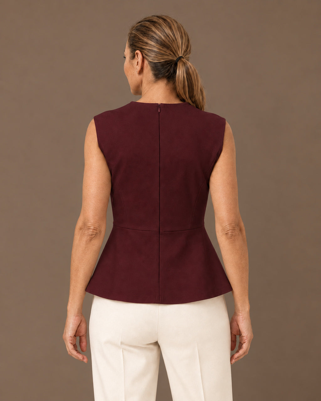 Maryley Abbigliamento Top in punto Milano con peplum 