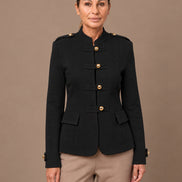 Maryley Abbigliamento Giacca Napoleone in felpa con alamari 