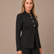 Maryley Abbigliamento Giacca in felpa con collo alla coreana 