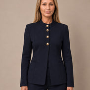 Maryley Abbigliamento Giacca in felpa con collo alla coreana 
