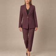 Maryley Abbigliamento Giacca monopetto con bottone metallico 