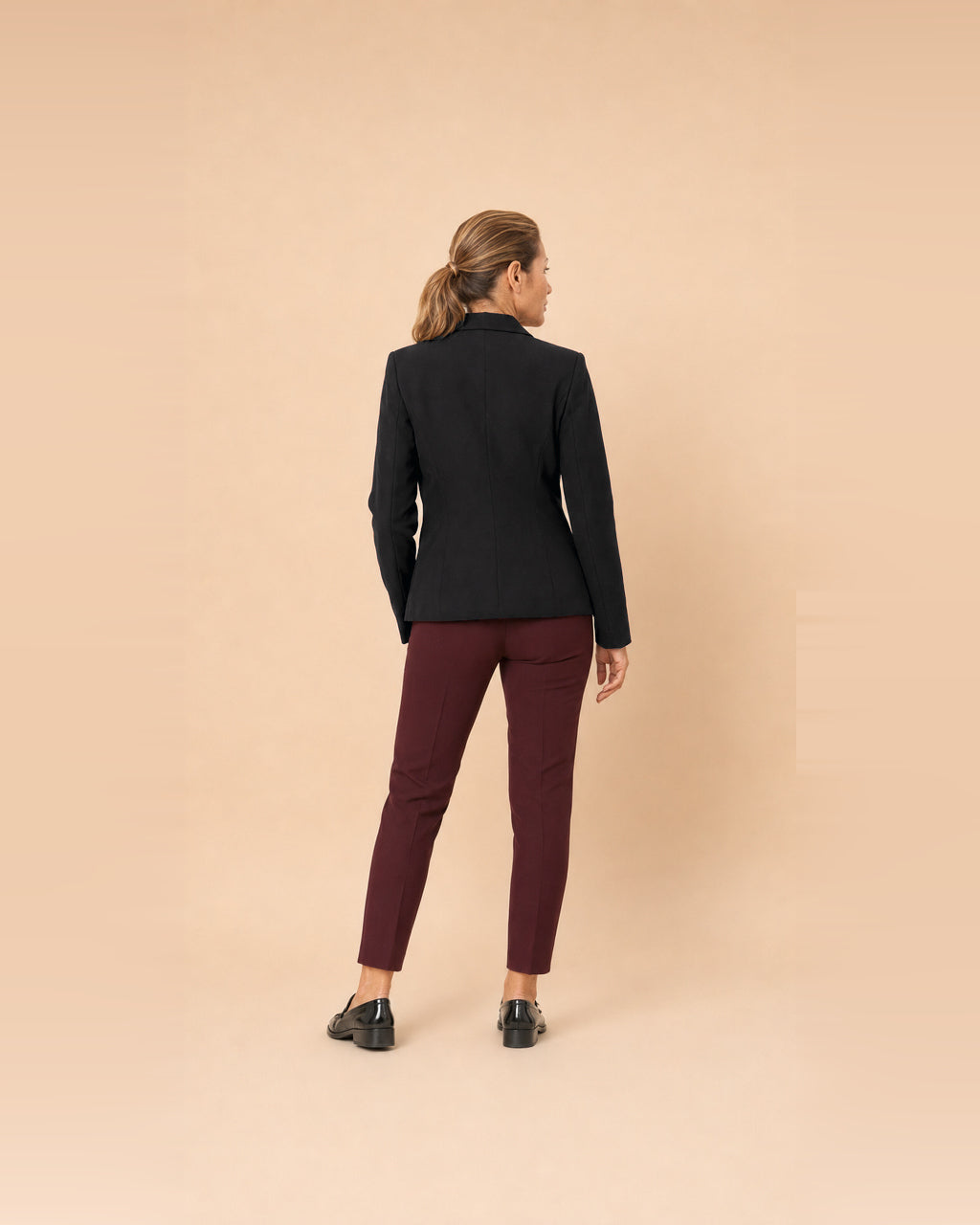 Maryley Abbigliamento Giacca monopetto sfoderata con tasche a filetto 