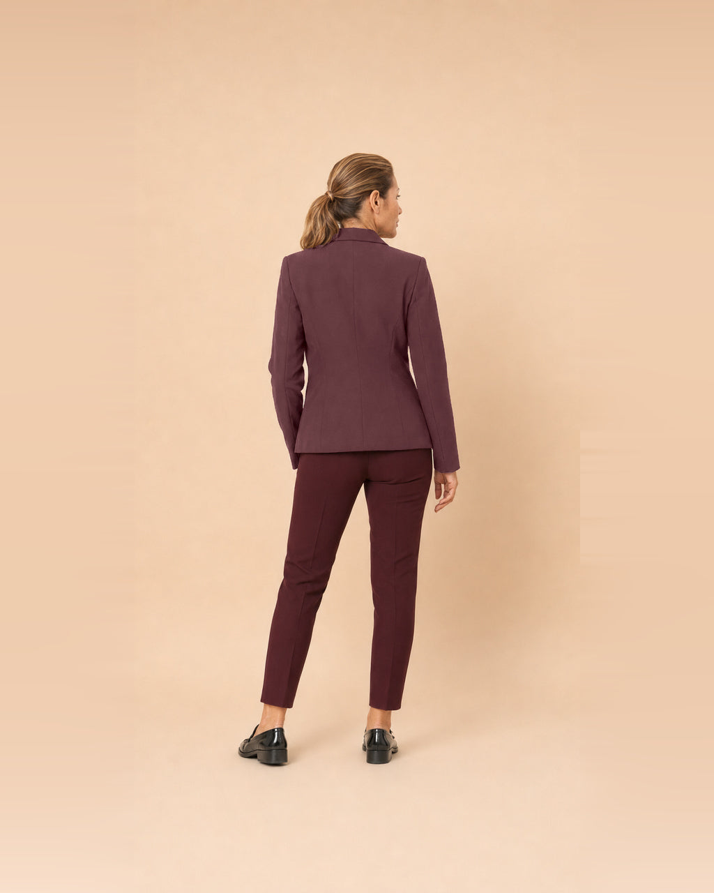 Maryley Abbigliamento Giacca monopetto sfoderata con tasche a filetto 