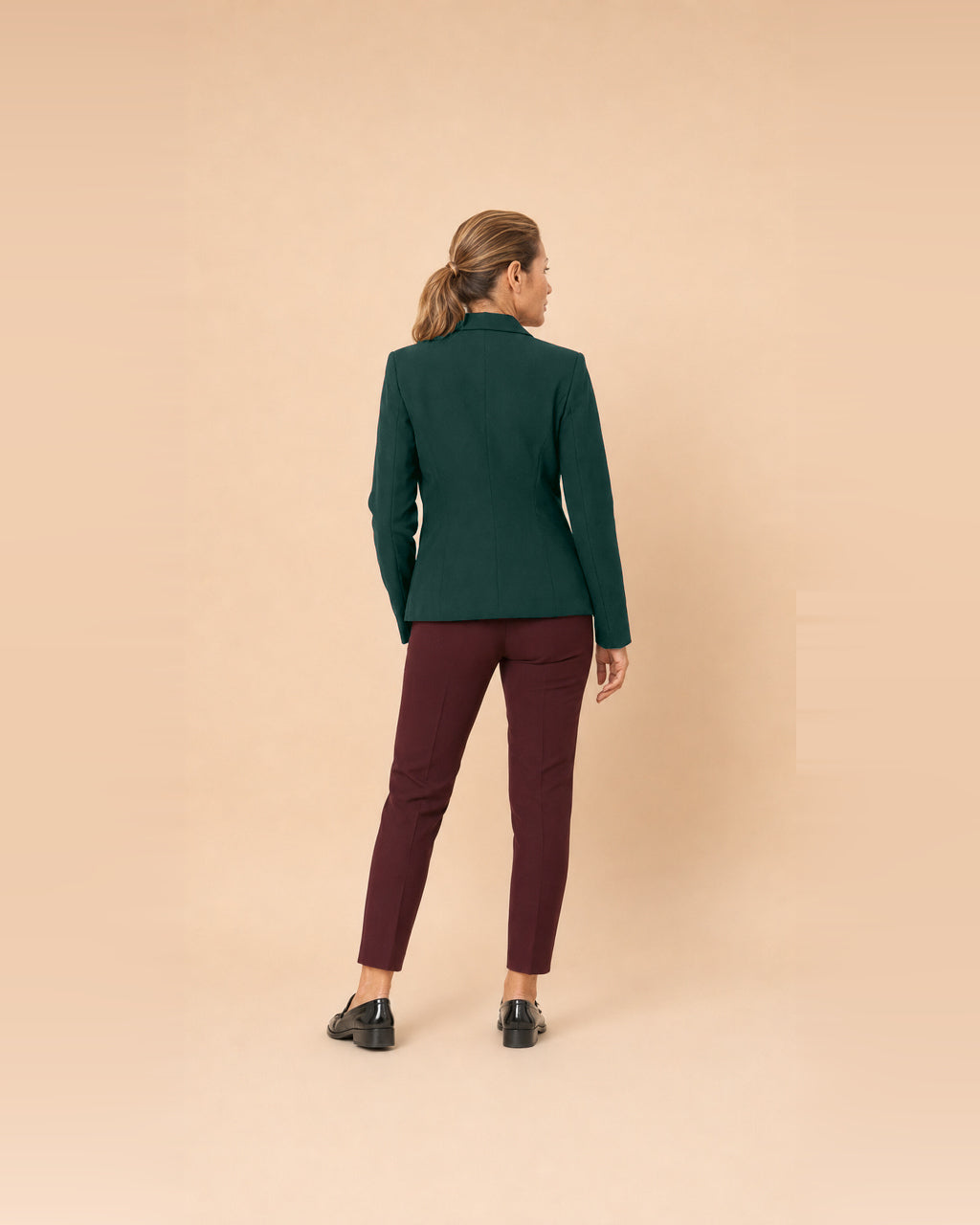 Maryley Abbigliamento Giacca monopetto sfoderata con tasche a filetto 