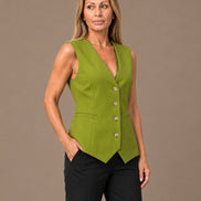 Maryley Abbigliamento Gilet monopetto in tessuto tecnico 