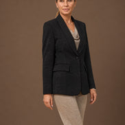 Maryley Abbigliamento Giacca monopetto in Galles elasticizzato 