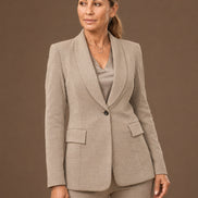 Maryley Abbigliamento Giacca monopetto in Galles elasticizzato 