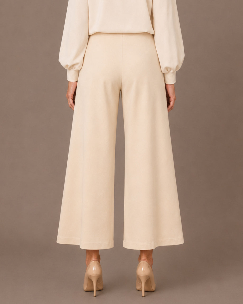 Maryley Abbigliamento Pantalone svasato in punto Milano 