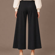 Maryley Abbigliamento Pantalone svasato in punto Milano 