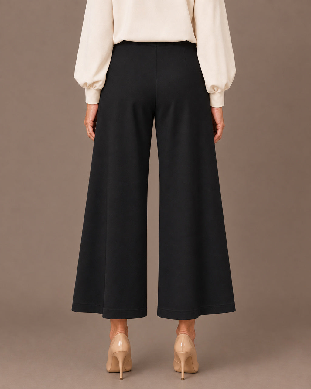 Maryley Abbigliamento Pantalone svasato in punto Milano 