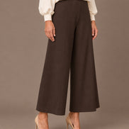 Maryley Abbigliamento Pantalone svasato in punto Milano 