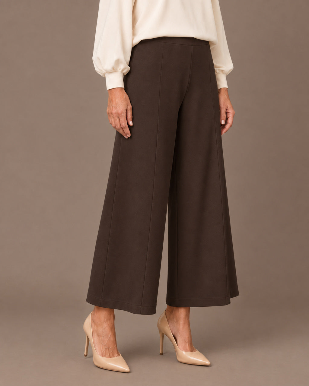 Maryley Abbigliamento Pantalone svasato in punto Milano 