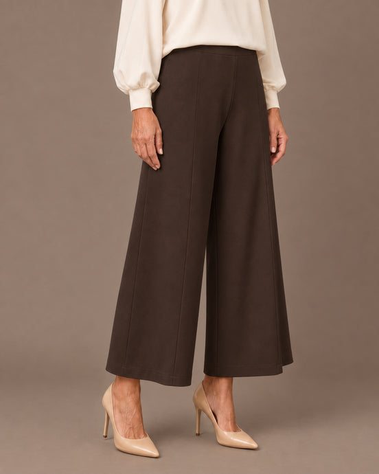 Maryley Abbigliamento Pantalone svasato in punto Milano 