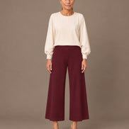 Maryley Abbigliamento Pantalone svasato in punto Milano 