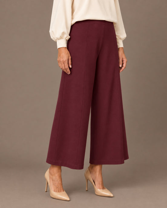 Maryley Abbigliamento Pantalone svasato in punto Milano 