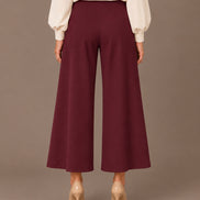 Maryley Abbigliamento Pantalone svasato in punto Milano 