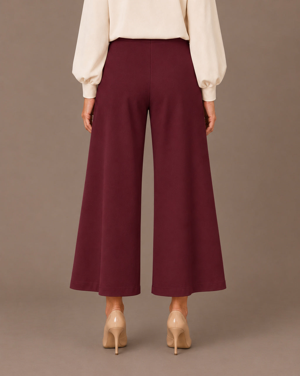 Maryley Abbigliamento Pantalone svasato in punto Milano 