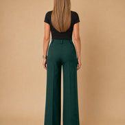 Maryley Abbigliamento Pantalone palazzo con tasche alla francese 